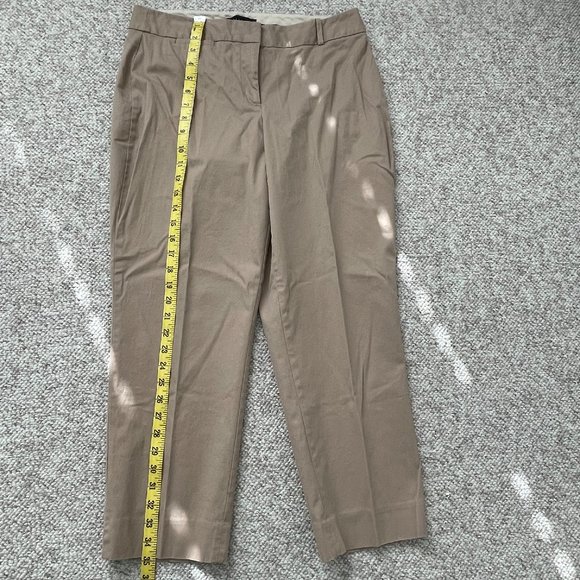 NWT Talbots Curvy Khaki Cropped Pants Size 8 - Picture 8 of 10